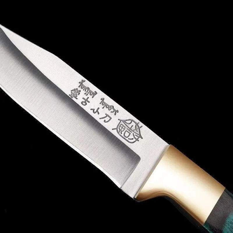 Portable Stainless Steel Boning Knife with Leather Cover Boning Knife Axl