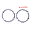 2-Pack Bike Headset Caged Ball Bearing 4mm 20 Balls | 32mm Bike Headset Bearing Axl Silver