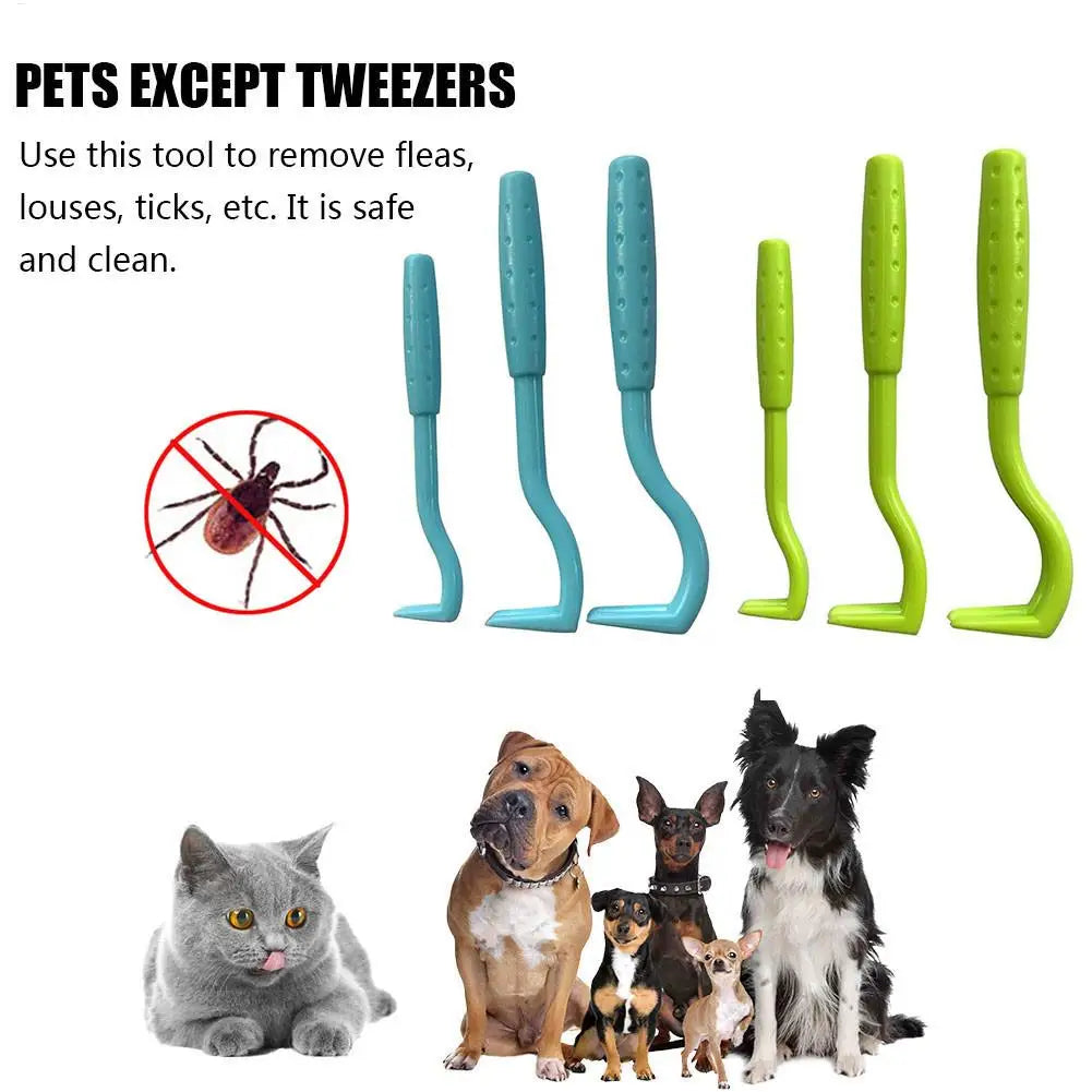 3-Pack Pet Tick Remover Tool – Cats, Dogs, Rabbits & More Pet Tick Remover Axl