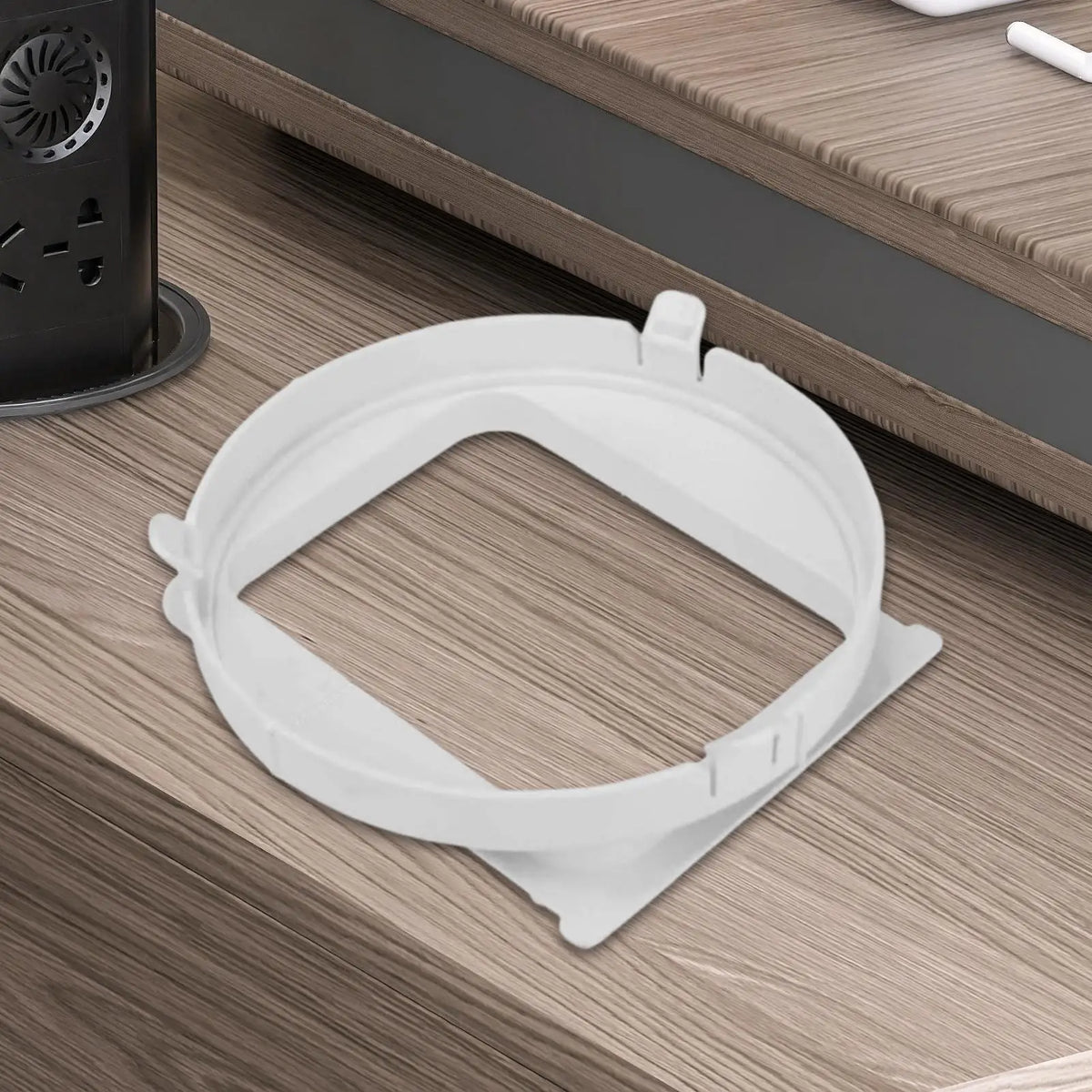 Flat AC Exhaust Hose Window Adapter | Square Quick Connector AC Hose Adapter Axl