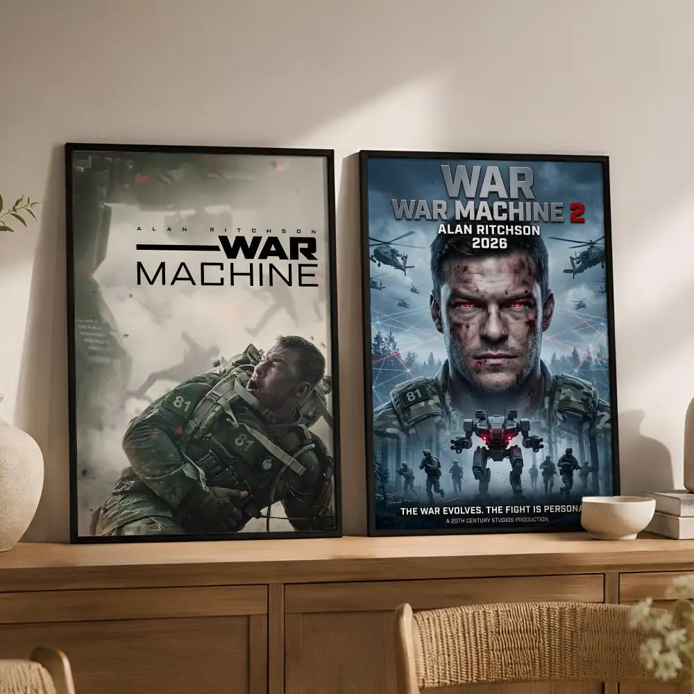 War Machine PVC Wall Poster – Peel & Stick HD Art Decor Wall Art Poster Axl
