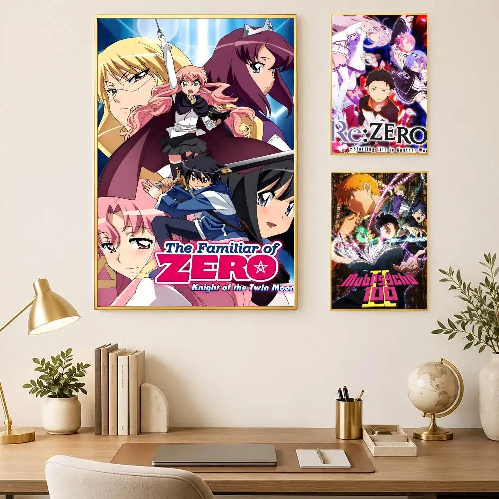 The Familiar of Zero Anime PVC Wall Poster – HD Self-Stick Anime Wall Poster Axl