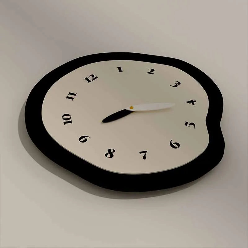 Nordic Silent Wall Clock – Geometric Home Decor 40cm Silent Wall Clock Axl