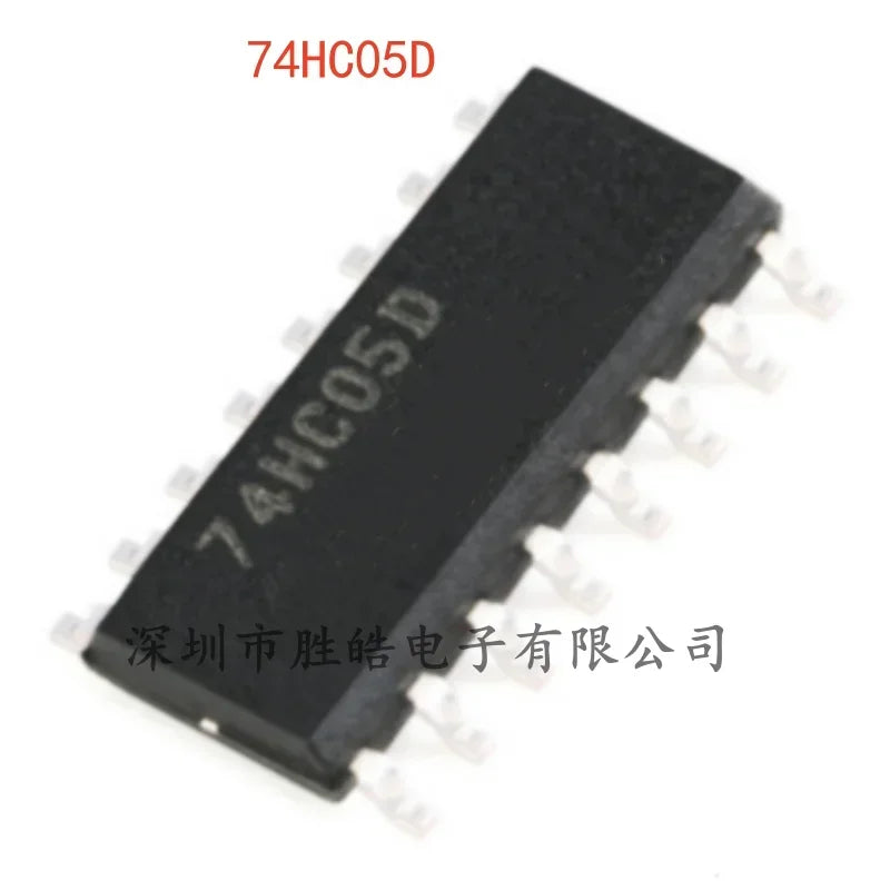 74HC05D Hex Inverter Logic Chip SOIC-14 – Pack of 10 Logic Integrated Circuit Axl Default Title