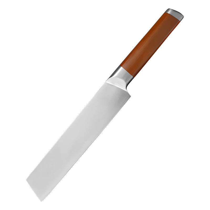 InLeung Stainless Steel Chef Cleaver – Sharp Kitchen Knife Chef Cleaver Knife Axl Fruit knife