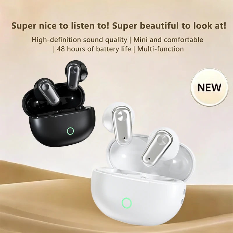 Mini ANC True Wireless Earbuds – Bluetooth 5.4 TWS In-Ear Wireless Earbuds Axl