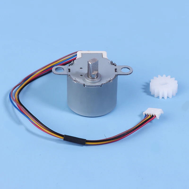 DC Stepper Motor 24BYJ48 5V 2W – 6 RPM Step Gear Motor DC Stepper Motor Axl