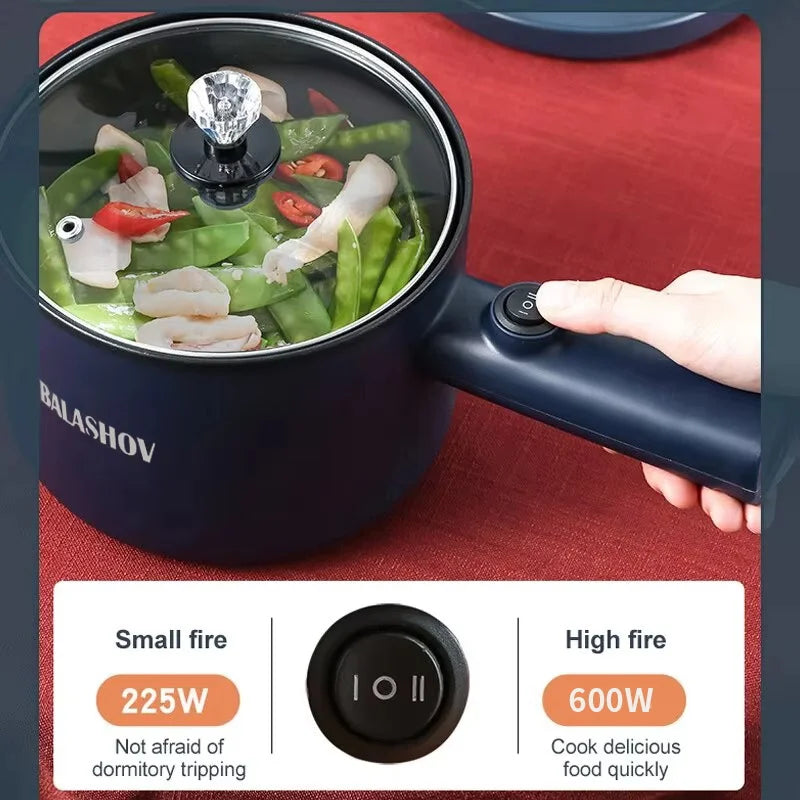 BALASHOV Mini Electric Multi-Cooker – Non-Stick Hot Pot & Rice Pot Mini Electric Cooker Axl