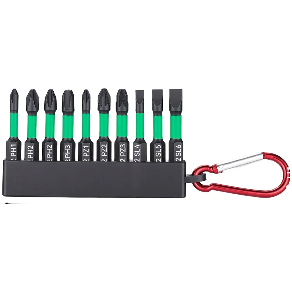 10-Piece Magnetic Screwdriver Bits Set – Alloy Steel Driver Kit Screwdriver Bit Set Axl Cross Flathead China Mainland