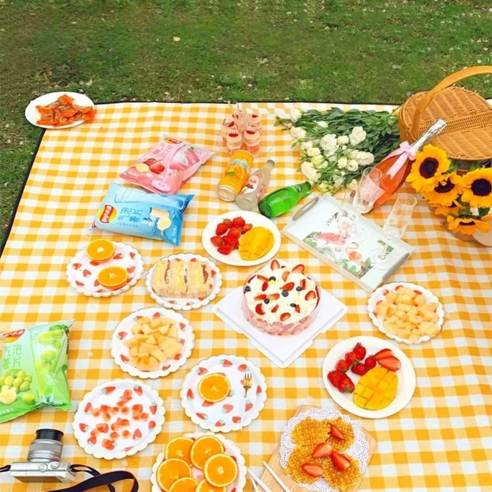 Waterproof Picnic Mat 200x200cm – Lightweight Outdoor Blanket Outdoor Picnic Mat Axl