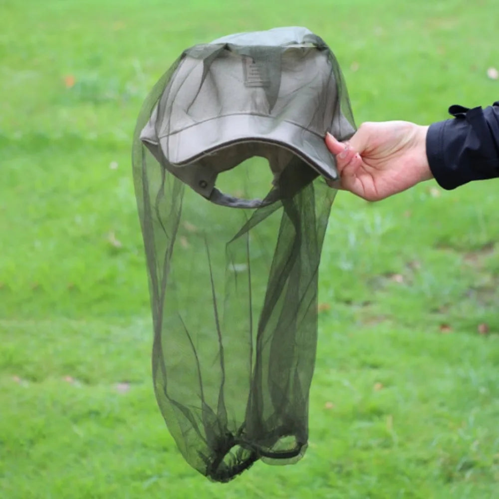 Mosquito Head Net – Mesh Bug Hat Cover for Camping & Hiking Mosquito Head Net Axl