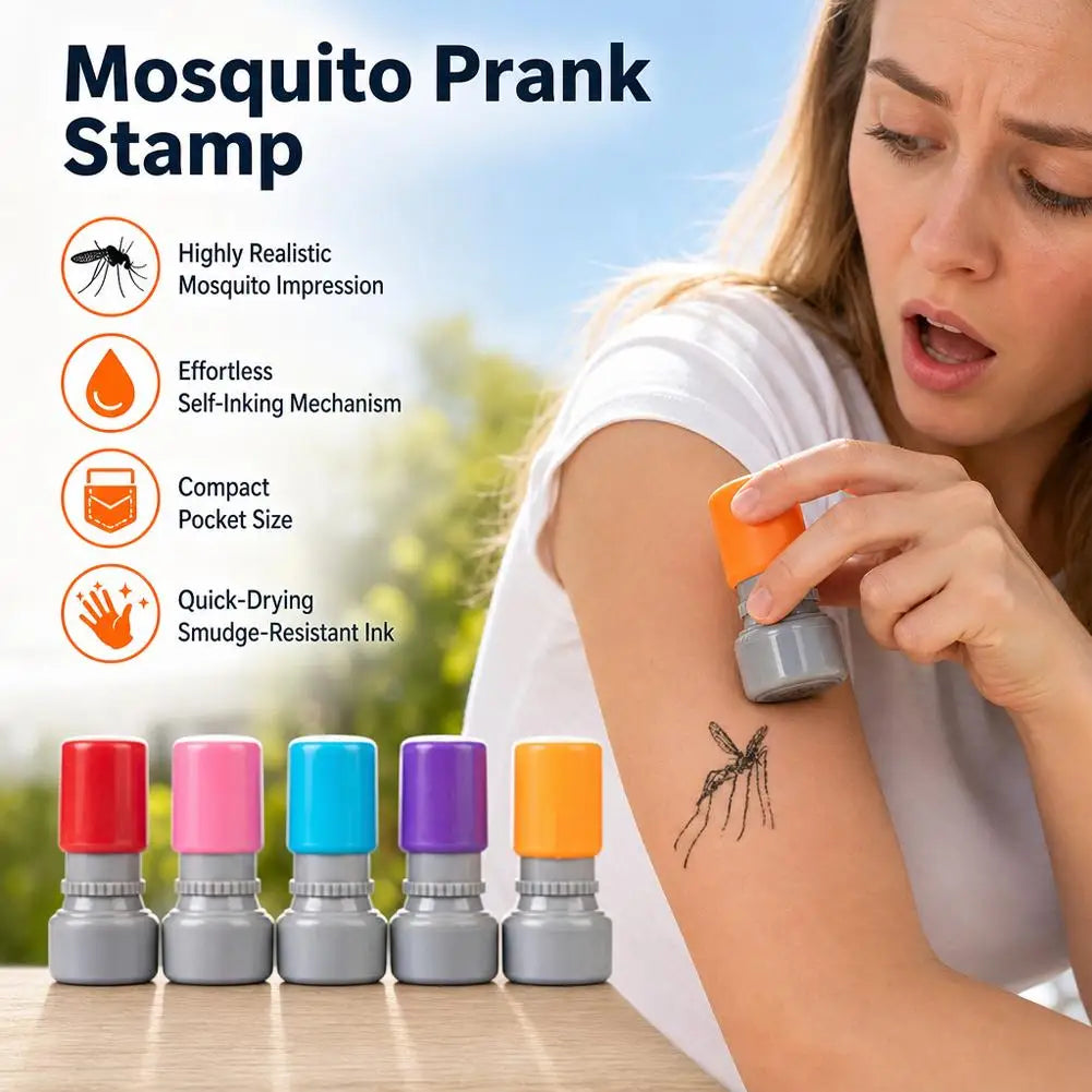Mosquito Prank Stamp – Funny Novelty Bug Gag Gift Toy Novelty Prank Stamp Axl