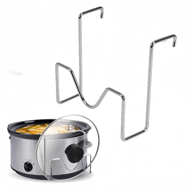 Stainless Steel Pot Lid Rack & Organizer – 1 or 2 Pack Kitchen Lid Organizer Axl 1PCS