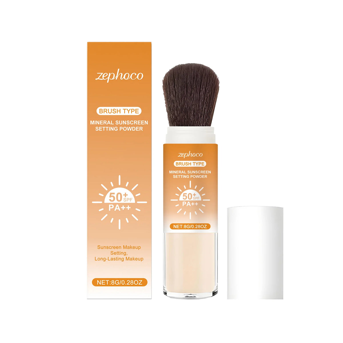 SPF 50+ Sunscreen Setting Powder – Matte Translucent 8g Sunscreen Setting Powder Axl 1 PCS