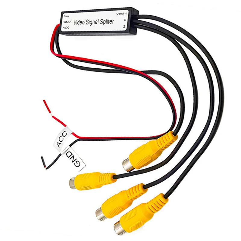 CVBS & AHD 720P Car Video Splitter – 1 In 3 Out Booster Car Video Splitter Axl