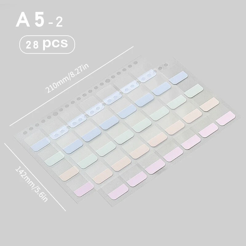 4-Sheet Index Label Stickers – Daily Planner & Scrapbooking Planner Label Stickers Axl