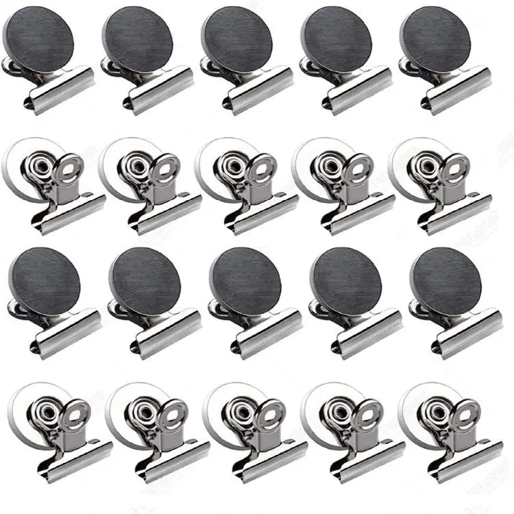 Round Magnetic Clips – Strong Metal Magnet Clips 5 or 10 Pcs Magnetic Clips Axl 20pcs Silver