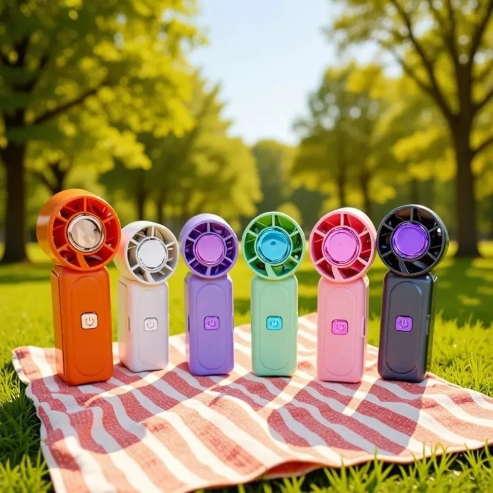 USB Rechargeable Mini Handheld Fan – Portable Pocket Fan Handheld Portable Fan Axl