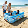 Inflatable Rectangle Kiddie Pool 140x90cm – Backyard & Camping Inflatable Kids Pool Axl Default Title