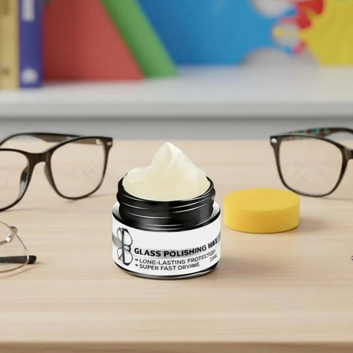 Eyeglass Scratch Remover Paste – Lens & Screen Polish Kit Lens Scratch Remover Axl