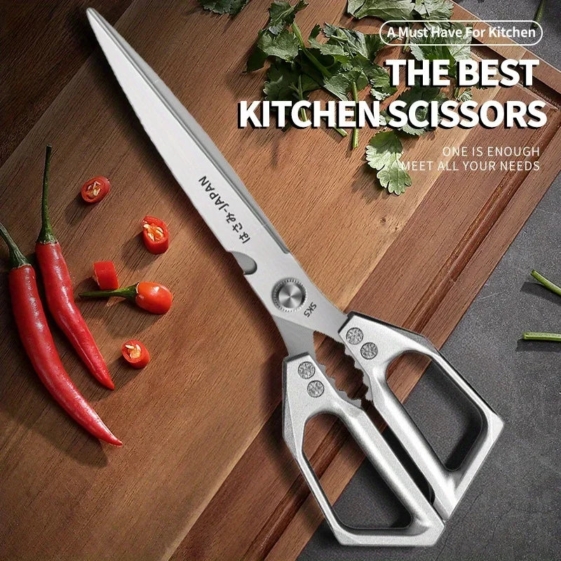 Heavy Duty Stainless Steel Kitchen Scissors & BBQ Shears Kitchen Shears Axl