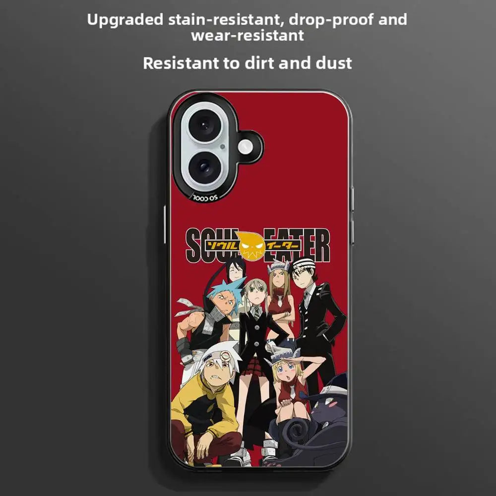 Soul Eater Anime iPhone Case 11–16 Pro Max | Anti-Fingerprint Anime Phone Case Axl