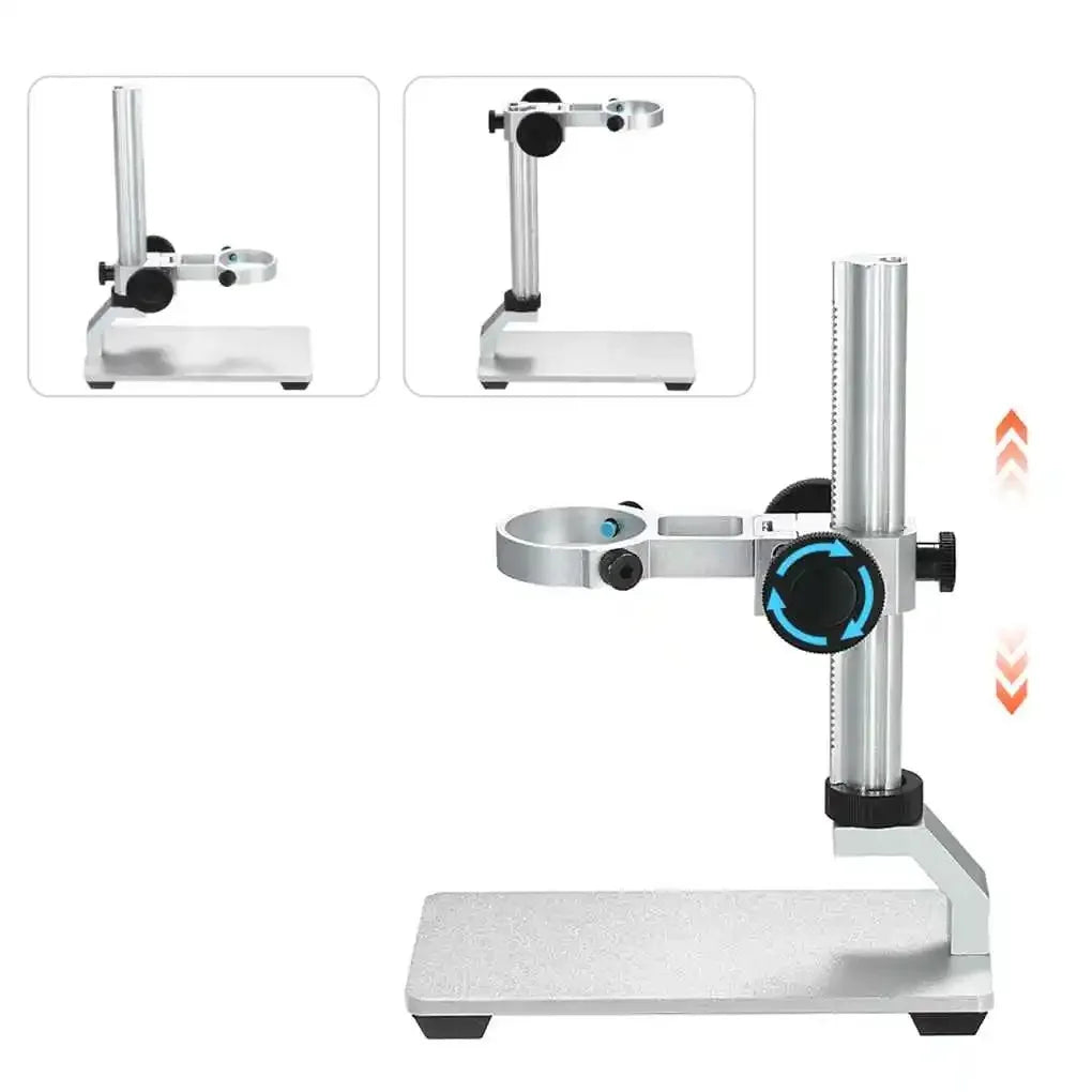 USB Digital Microscope Aluminum Alloy Lifting Focus Bracket Microscope Stand Bracket Axl