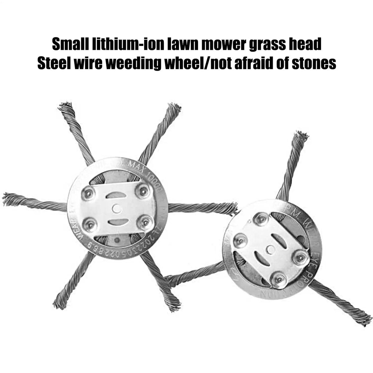 Steel Wire String Trimmer Head – Rotary Weed Cutter Attachment Trimmer Head Axl