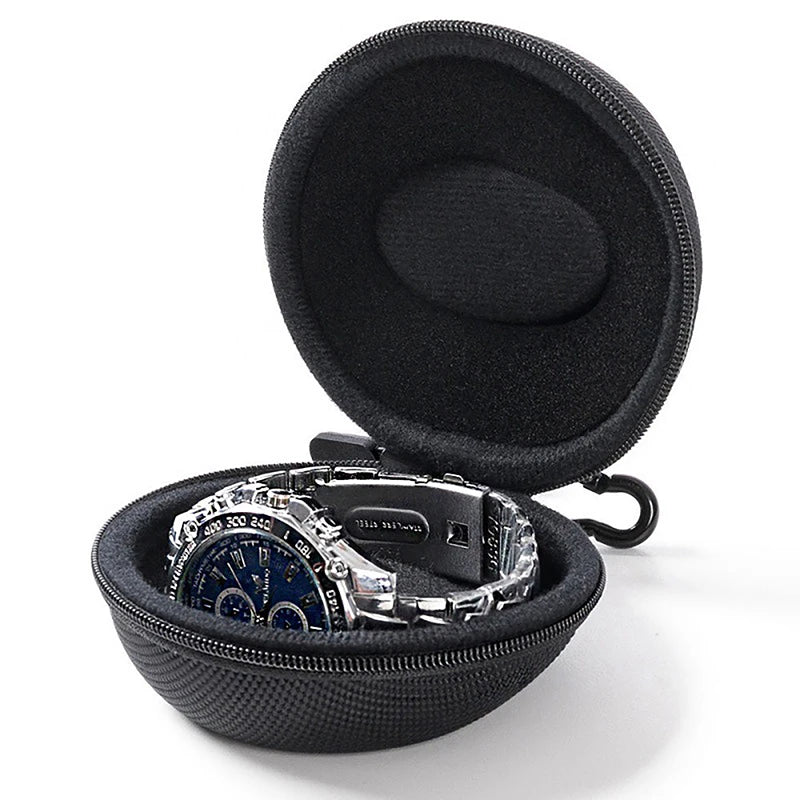 Portable Travel Watch Case – EVA Hard Shell Storage Box Watch Travel Case Axl