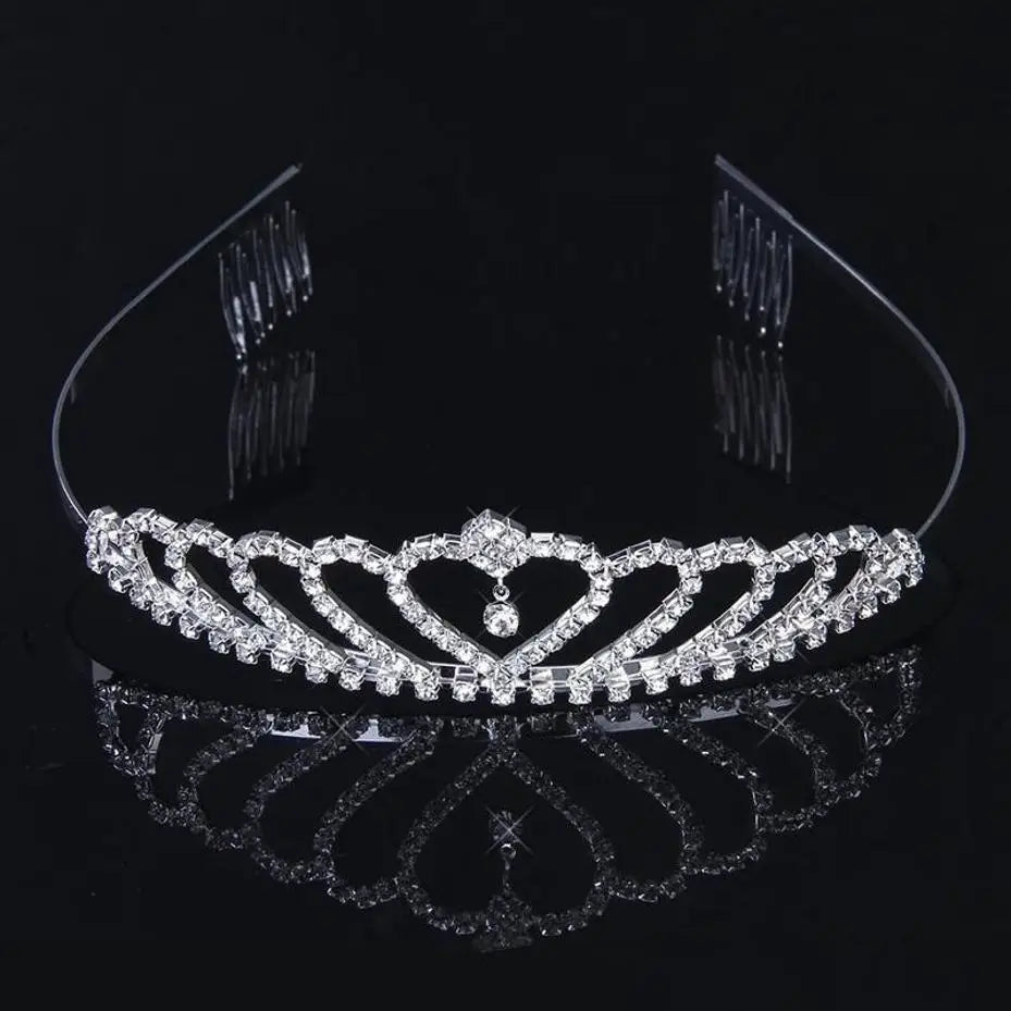 Crystal Bridal Crown Headband – Wedding & Birthday Hair Accessory Crown Headband Axl