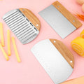 Stainless Steel Dough Bench Scraper & Pastry Cutter + Measure Dough Bench Scraper Axl 3 Cutters ABC