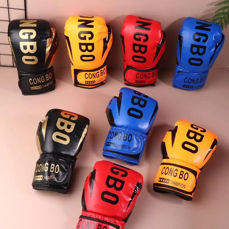 Kids 6oz Boxing Gloves – PU Leather Muay Thai & Karate Training Kids Boxing Gloves Axl