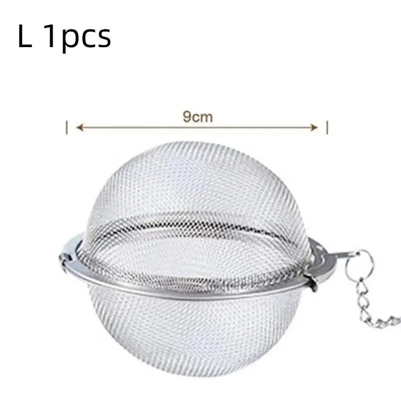 Stainless Steel Mesh Tea Infuser Ball | 1, 3 or 5 Pack Tea Infuser Ball Axl L