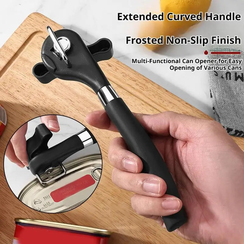 Manual Can Opener – Smooth Edge Stainless Steel Kitchen Tool Manual Can Opener Axl