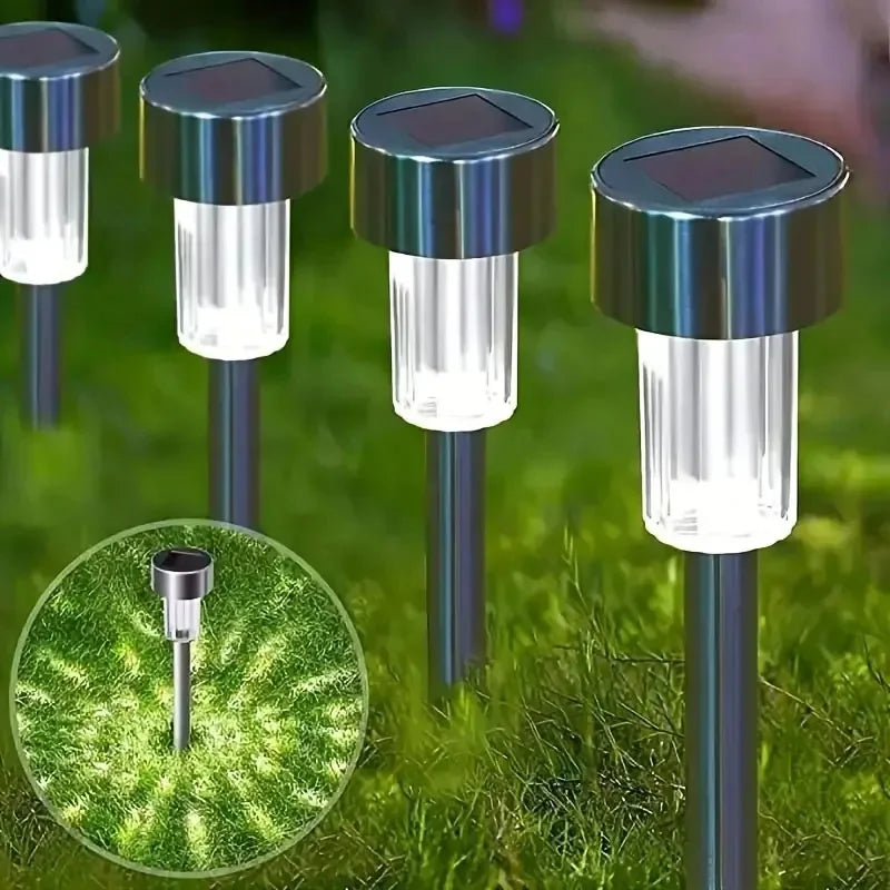 10-Pack Solar LED Pathway Lights – Waterproof Garden & Lawn Solar Pathway Lights Axl