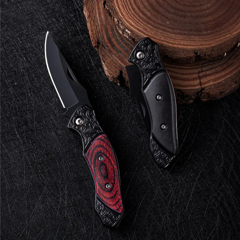Portable Mini Folding Knife – Stainless Steel Camping EDC Folding Pocket Knife Axl