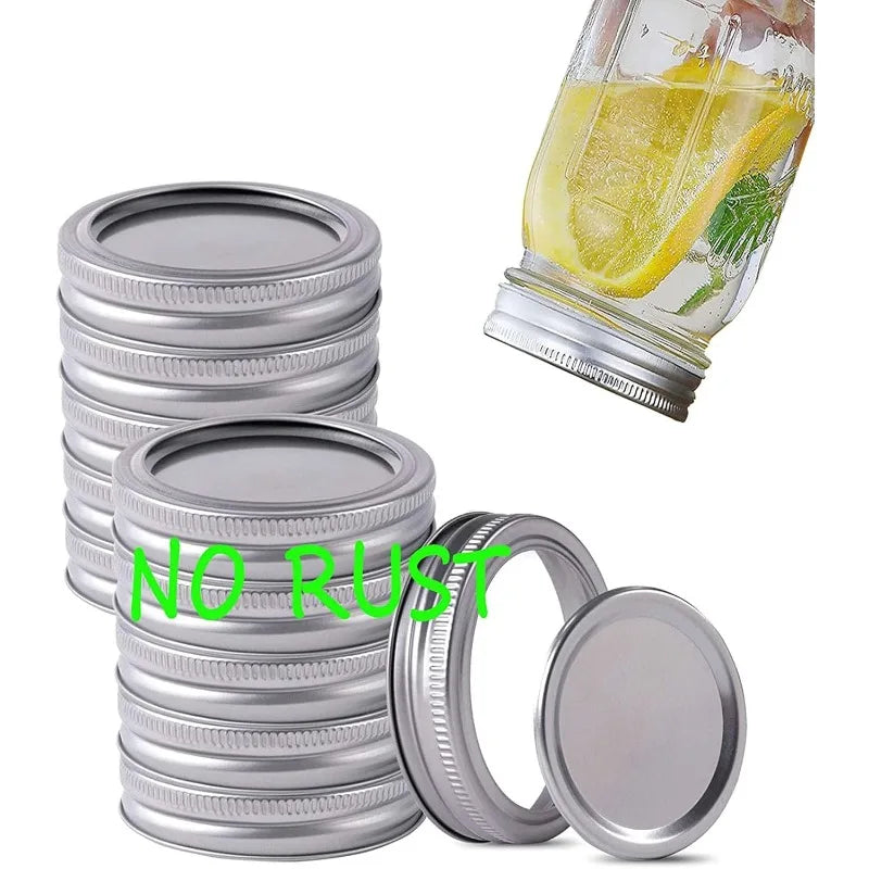 12-Pack Regular Mouth Mason Jar Lids & Rings 70mm – Canning Set Canning Jar Lids Axl 70mm 12pcs