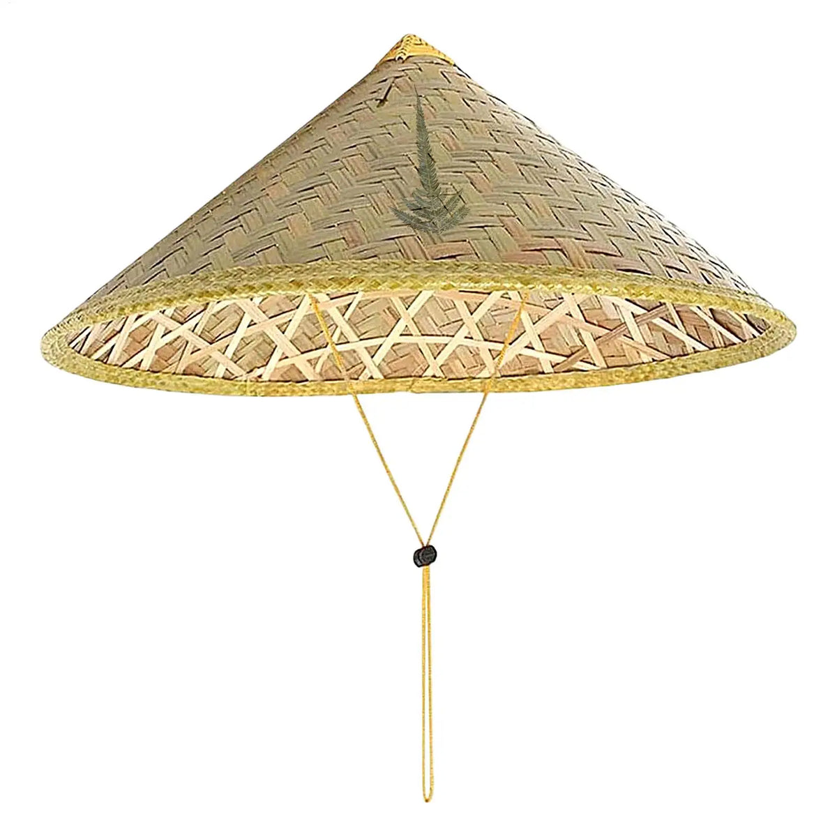 Handmade Conical Straw Hat – Chinese Retro Fisherman Sun Hat Woven Straw Hat Axl