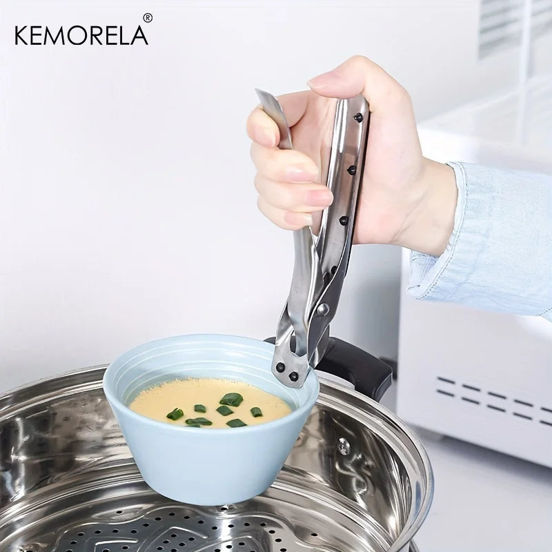 Stainless Steel Bowl Gripper Clip – Anti-Scald Kitchen Tool Bowl Gripper Clip Axl