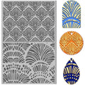 Abstract Shells Polymer Clay Texture Mat – DIY Stamp Tool Clay Texture Mat Axl AECH04-19318