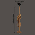 Vintage Hemp Rope Pendant Lamp – Industrial Hand-Woven Light Pendant Lamp Axl Brown