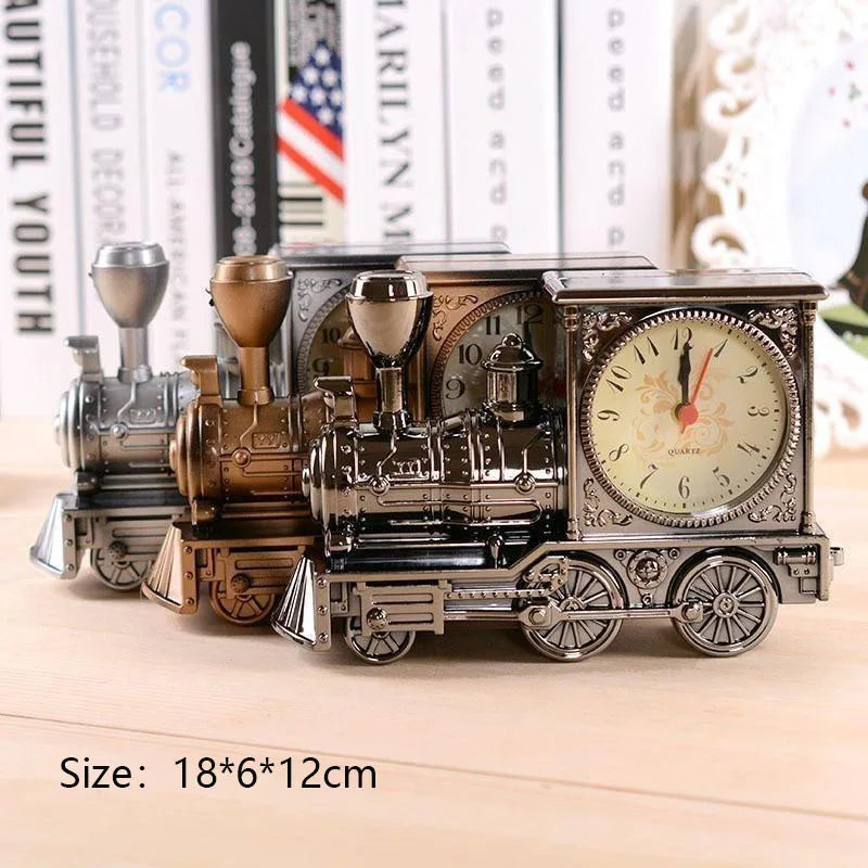 Retro Rickshaw Alarm Clock – Kids Decorative Bedside Clock Decorative Alarm Clock Axl