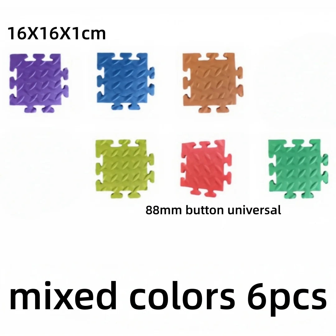 6-Pack EVA Anti-Slip Pet Button Training Fixing Pads – Dogs & Cats Pet Training Mat Axl mixed colors 6pcs