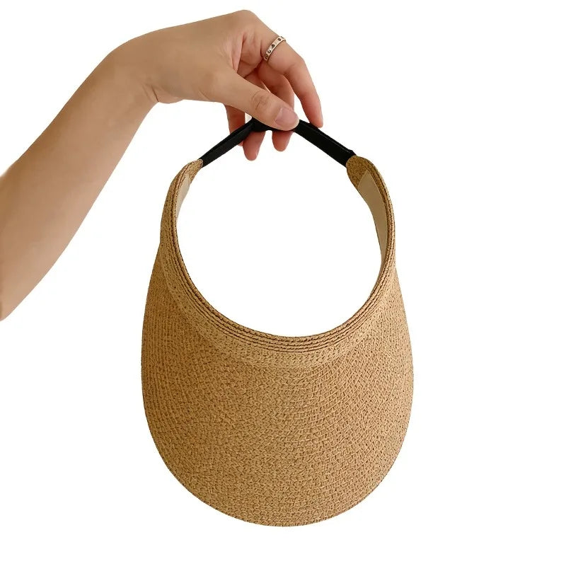 Women's Foldable Wide Brim Straw Sun Hat | UV Protection Women's Sun Hat Axl