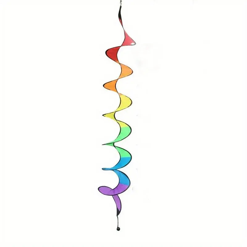 Rainbow Spiral Windmill Wind Spinner – Garden & Camping Decor Wind Spinner Axl 1PC