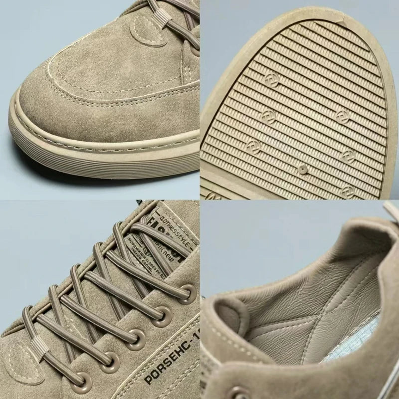 Men's Slip-On Casual Sneakers | Non-Slip Thick Sole Shoes Men's Casual Sneakers Axl