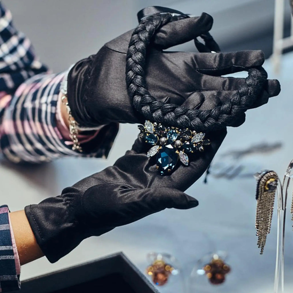 Jewelry Inspection Gloves – Cotton Knit for Coins & Art Inspection Gloves Axl