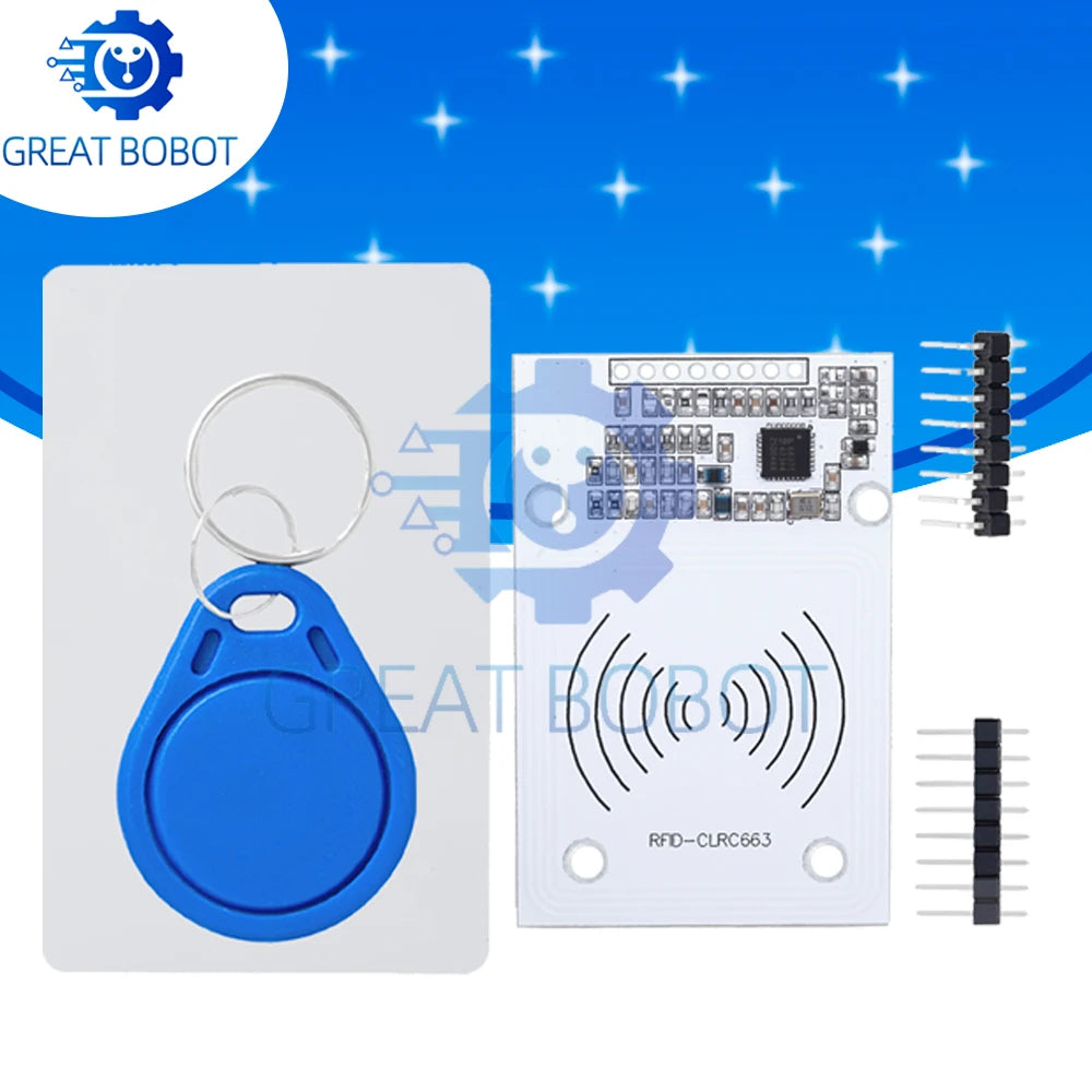 CLRC663 NFC RFID Development Board – Full Protocol IC Card Module RFID NFC Module Axl 1PC