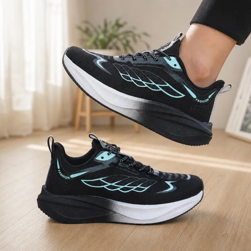 ZULIWAGN Women Wide Toe Mesh Sneakers – Breathable Retro Trainers Mesh Athletic Sneakers Axl