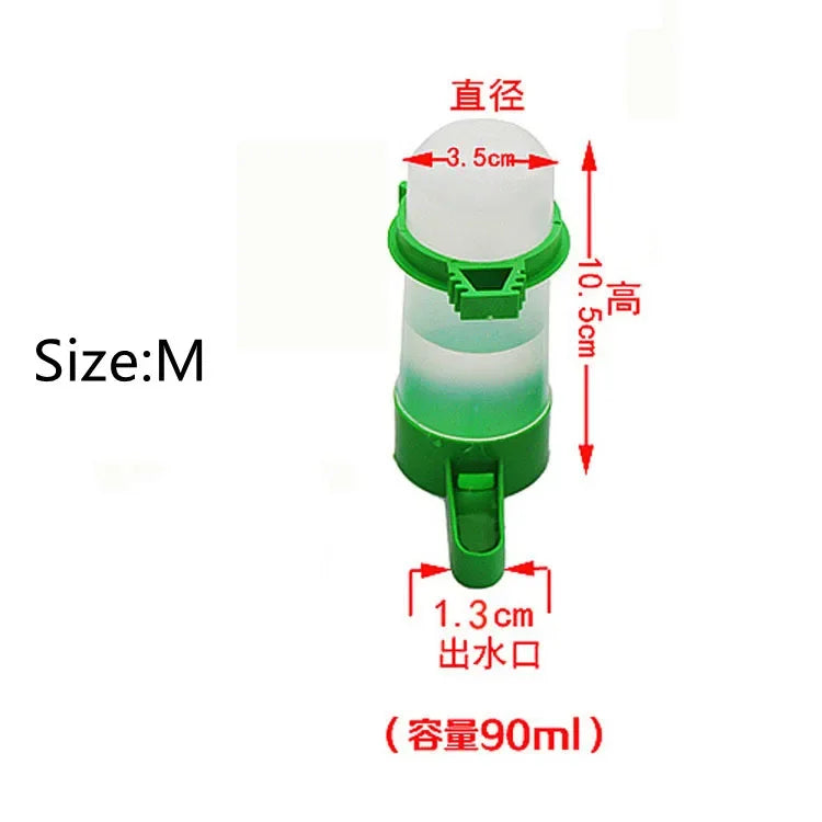 4-Pack Clip-On Bird Water Feeder | Parrot & Budgie Drinker Bird Water Feeder Axl 4pcs M